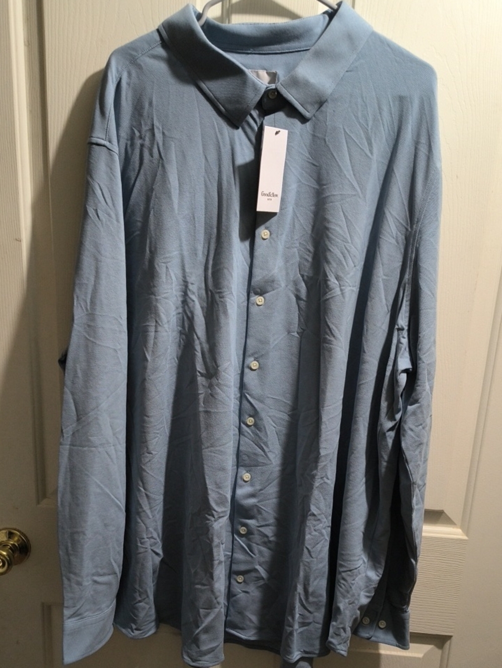 Goodfellow & Co Light Blue Button-Front Shirt